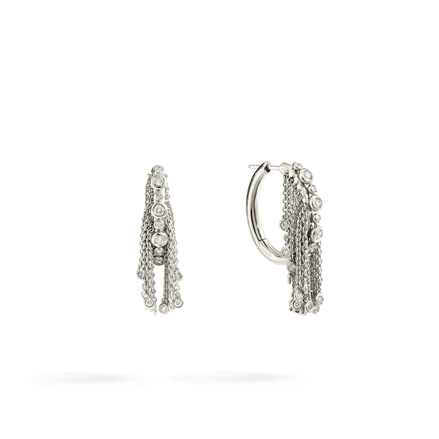 Ziegfeld Earrings "Platinum and Diamonds"