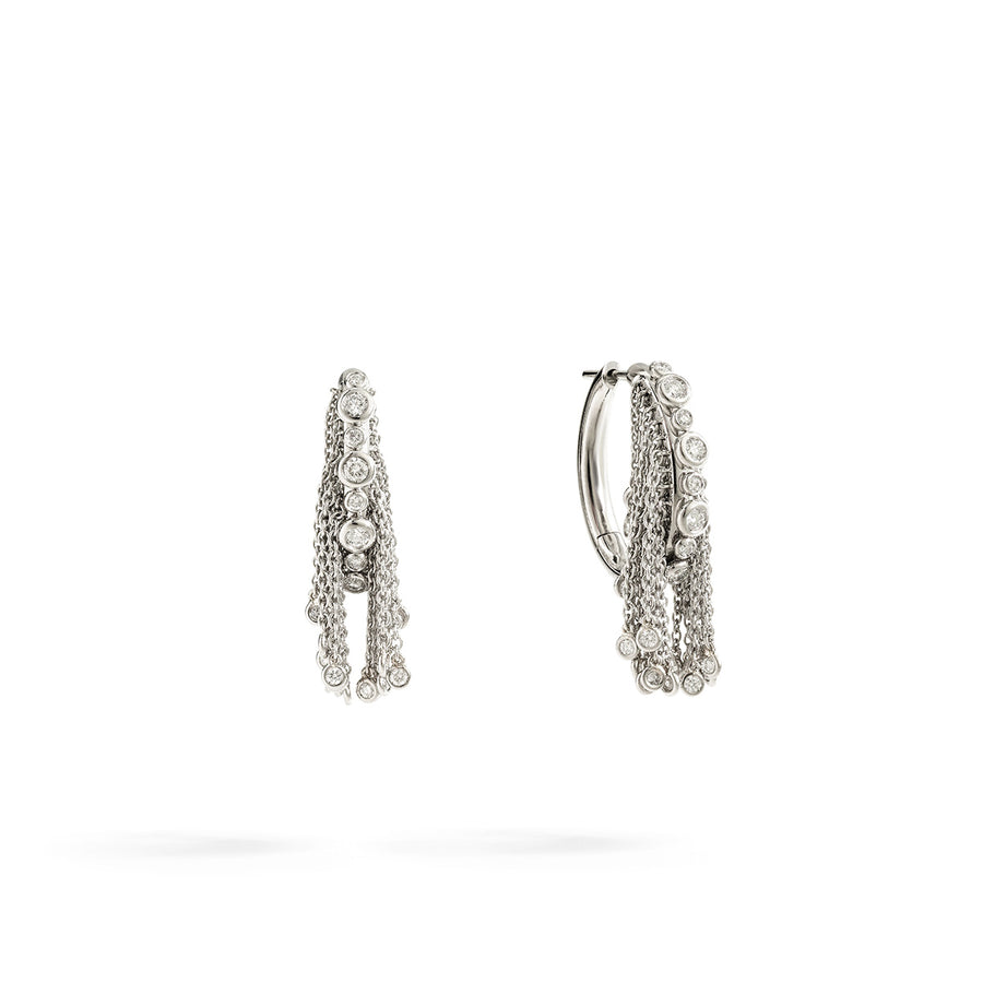 Ziegfeld Earrings "Platinum and Diamonds"