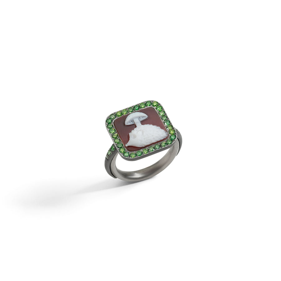 "Hedgehog Mushroom" Ring